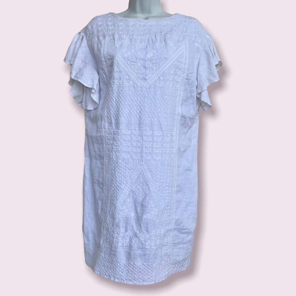 Ralph Lauren White cotton dress size 4 NWT - Picture 4 of 16